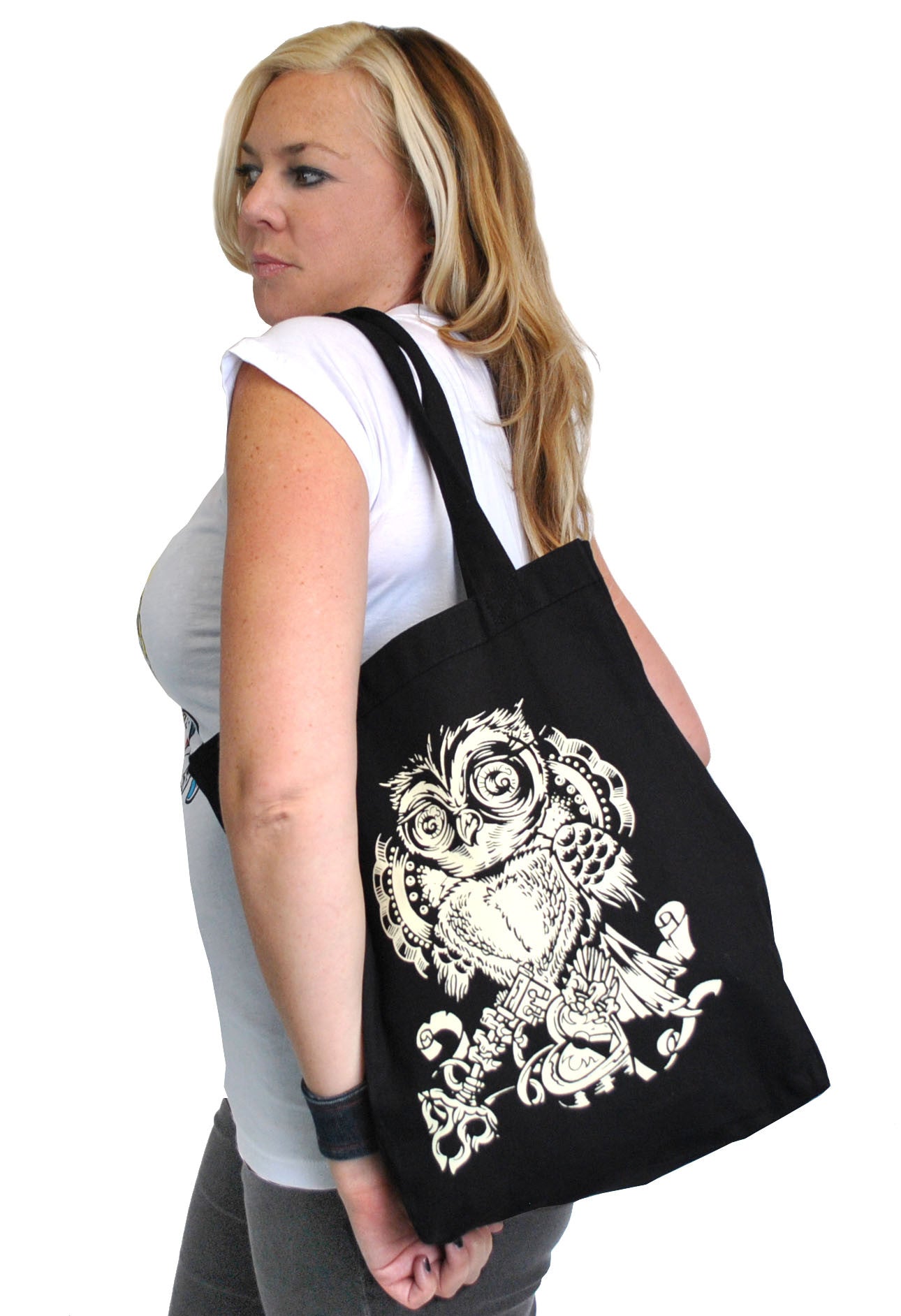 Owl Tote Bag B-236