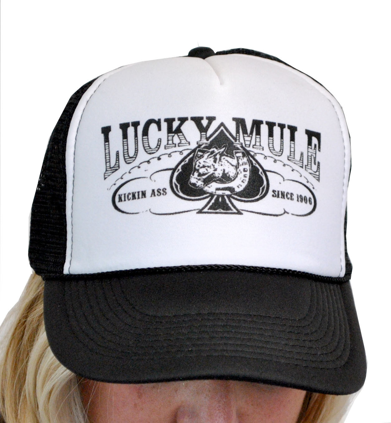 Lucky Spade Trucker Hat T-285