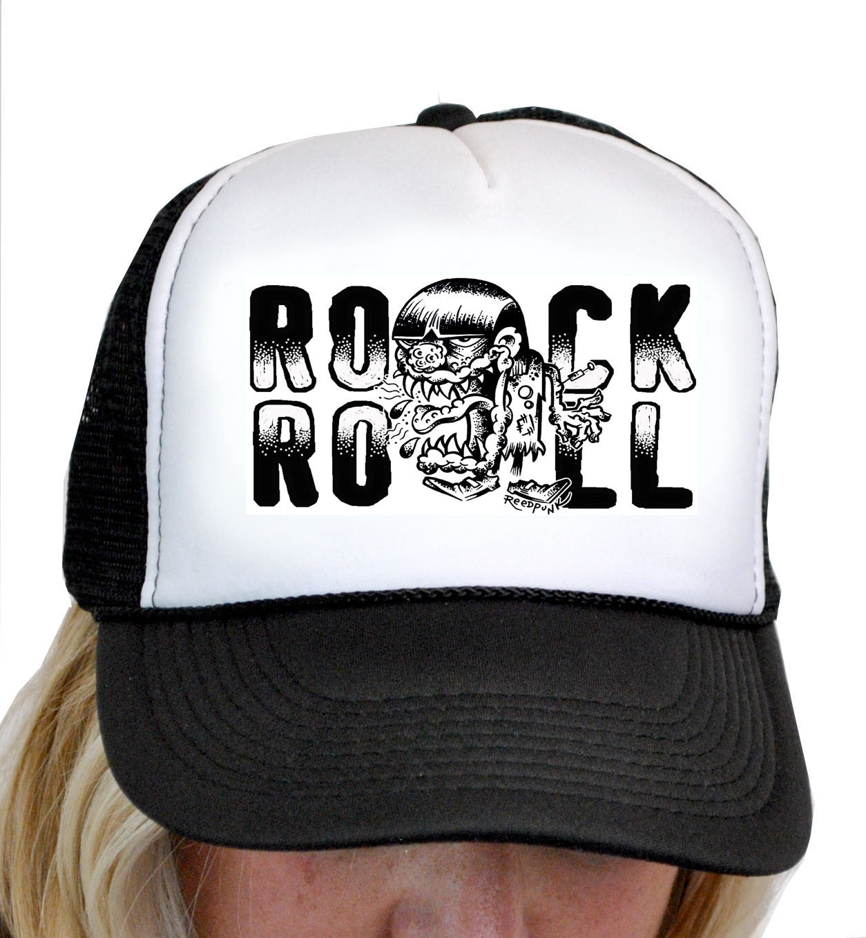 Rock N Roll Trucker Hat T-328