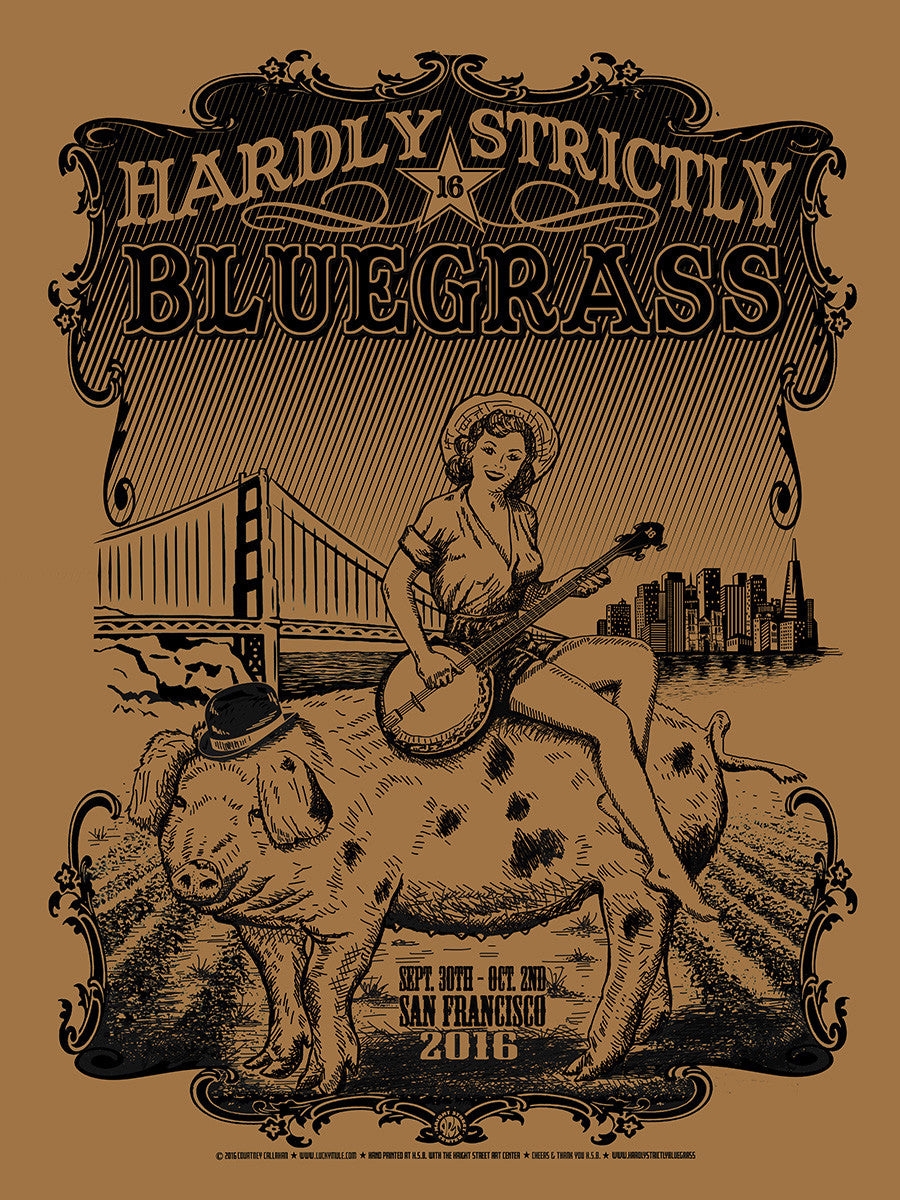 Hardly Strictly Bluegrass 16 Poster