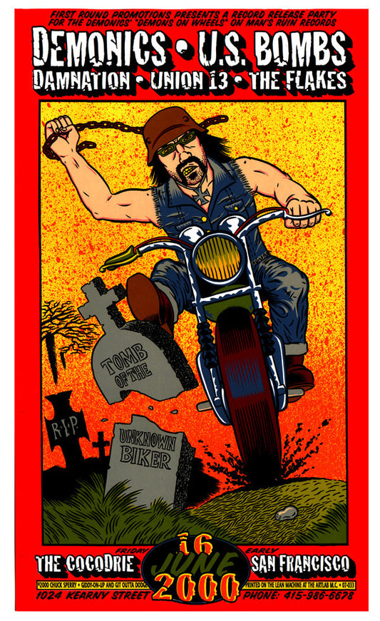 The Demonics & U.S. Bombs Poster  PSTR-FH002
