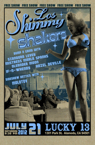 Los Shimmy Shakers at Lucky 13 July PSTR-LM025