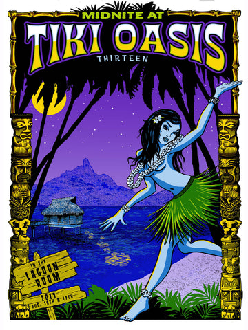 Tiki Oasis 2013 Poster  PSTR-LM024
