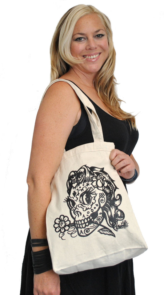 Girly Deadgirl Tote Bag  B-240